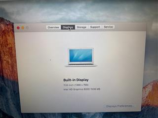 Apple 2015 MacBook Air, 4GB RAM, 128GB SSD, 1.6GHz Intel Core i5, 11.6